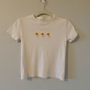 John Gault yellow poppy t-shirt